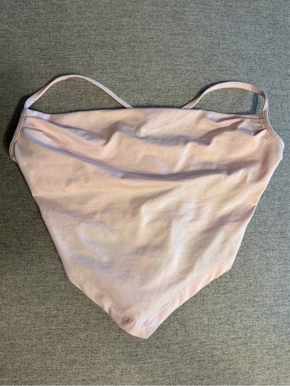 H&M Light Pink Triangle Cut Crop Top